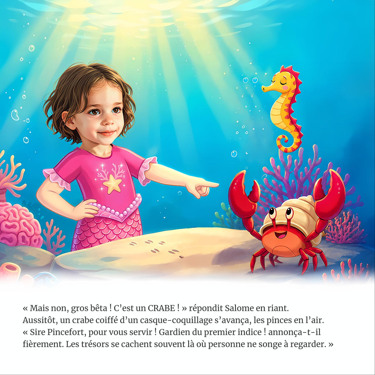 La sirène et le trésor des mers